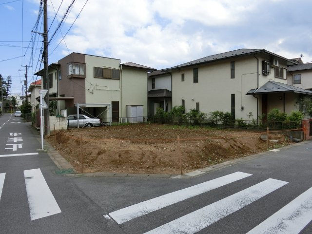 習志野市本大久保４丁目　売地　約４９坪　公道面角地　ミサワホームタウン旧分譲地内の外観|習志野市本大久保４丁目　ミサワホームタウン内旧分譲地　建築条件無し　更地　ゆとりの敷地約４９坪　６ｍ公道面角地　京成大久保駅徒歩７分