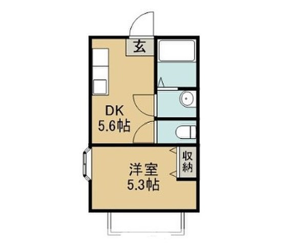 ＮＫハイツの間取り