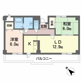 【間取り】 | クレールＩ・Ｋ