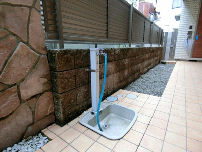 【その他共用部分】 | Lovely Rosa | わんこ用足洗い場