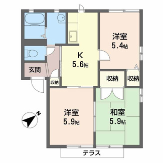 【間取り】 | シエスタ