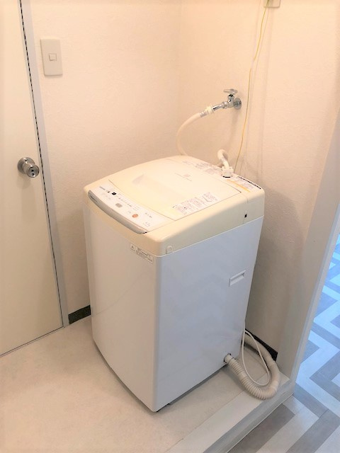 サンヒルズ荘島の設備|洗濯機付きです