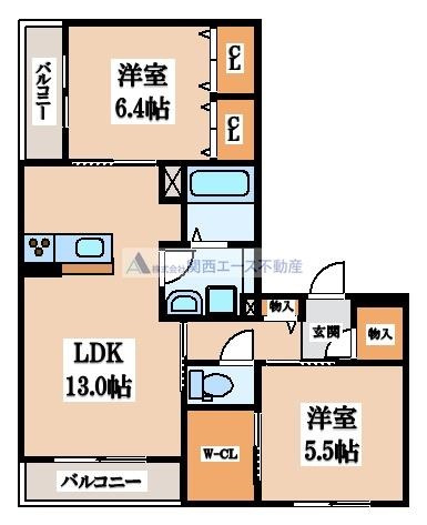 【間取り】 | グランド・ソレイユＢ棟