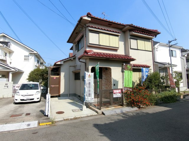 明石市西明石町1丁目　土地の前面道路含む現地写真|カースペース１台