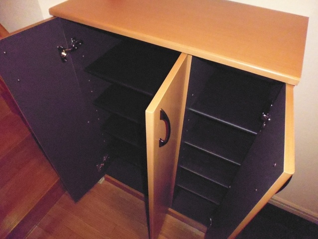 プロニティーテラスの玄関|シューズボックス