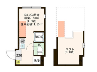 【間取り】 | ハーモニーテラス旭丘Ⅳ