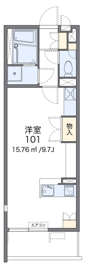 【間取り】 | ラシュレ　博多Ⅱ