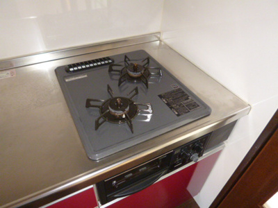 【キッチン】 | プチパール１０２ | 2口ガスコンロ