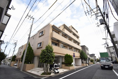 【外観】 | セザール長原ガーデン | 高台・北東角部屋につき採光・通風・眺望良好！廊下側も人通りが少なくプライバシーを保てます♪