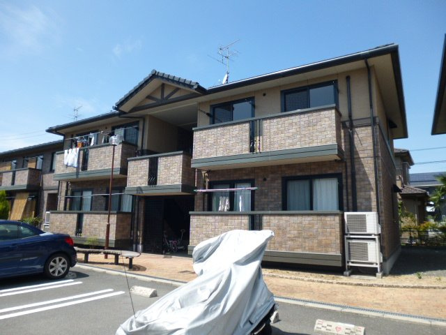 倉敷市大内のアパートの外観