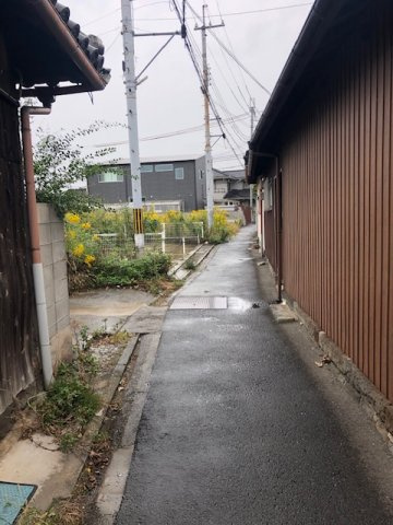 和歌山市狐島・土地・56550の前面道路含む現地写真