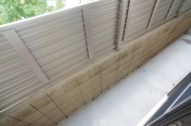 シャーメゾン山本丸橋Ｂ棟のバルコニー