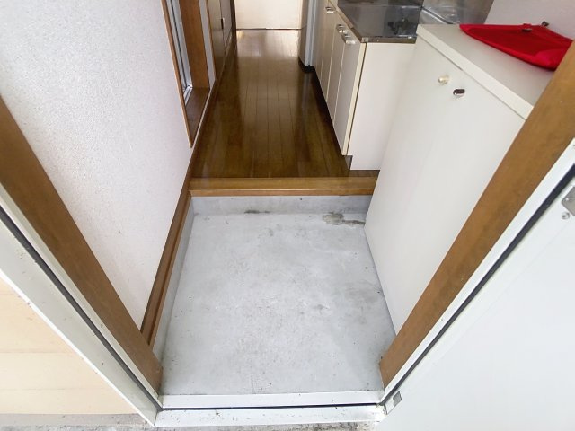 さくらハイツの玄関