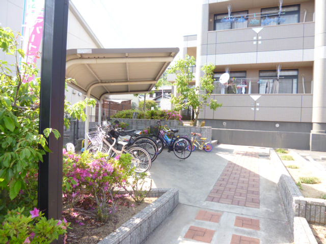 倉敷市児島田の口２丁目のアパートのその他共用部分|駐輪場