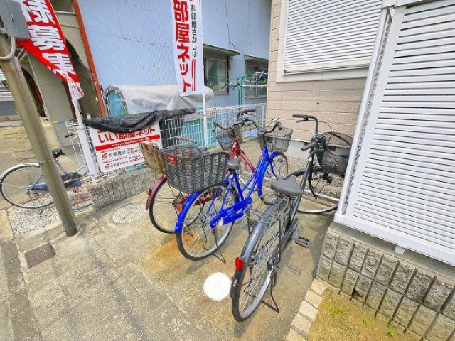 ファミールのその他共用部分|駐輪場です