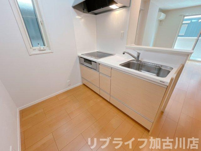 【キッチン】 | ディアコートＨＤⅡ | 写真は101　左右反転