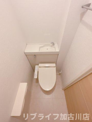 【トイレ】 | ディアコートＨＤⅡ | 写真は101　左右反転