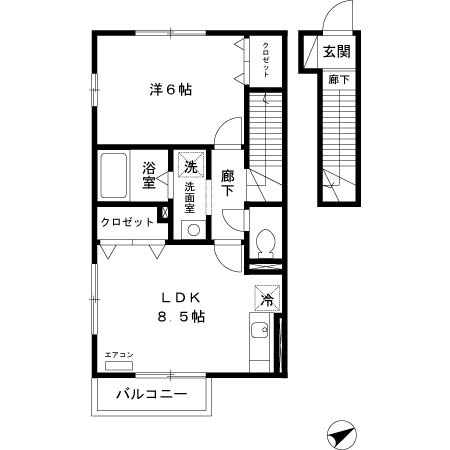 【間取り】 | プレミール小島