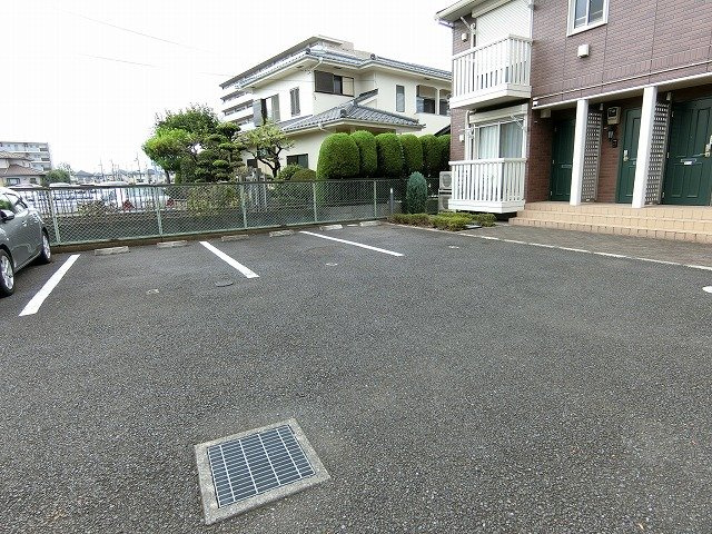 リバーサイドパーク桜の駐車場