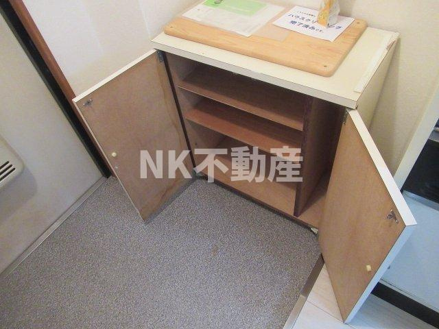 【玄関】 | あかねハイツ（河内小阪賃貸） | シューズボックスです