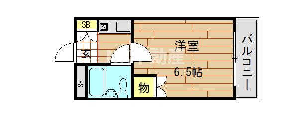 【間取り】 | あかねハイツ（河内小阪賃貸） | 間取りです