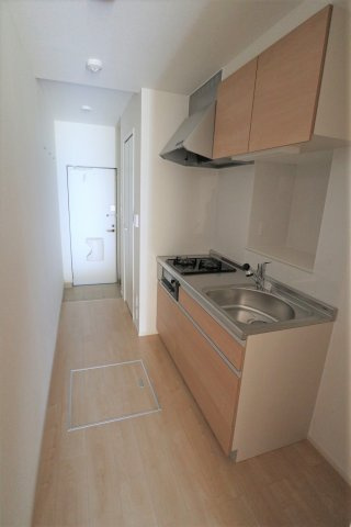 Ｍ’ｓ　ｇａｒｄｅｎ竹原中央Ⅰのキッチン