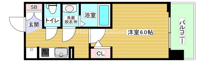 【間取り】 | エステムプラザ福島ジェネル