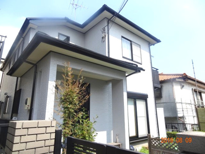 【外観】 | さいたま市緑区芝原3丁目　土地広々54坪・建物広々4SLDK34坪のハウスメーカー施工中古住宅 | おしゃれな外観です。土地広々54坪、建物広々34坪のハウスメーカー注文住宅施工の中古住宅です。
