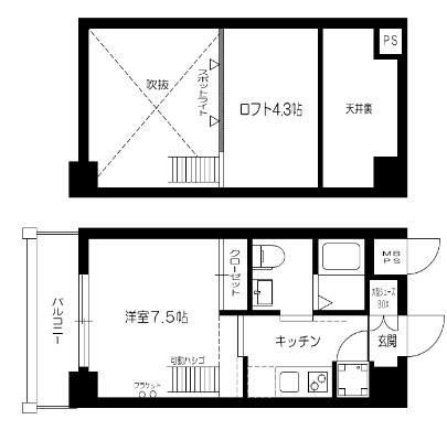 【間取り】 | Ｌａ ＣＡＳＡ新深江