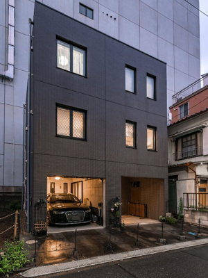 【外観】 | インナーガレージのある家。大塚駅徒歩３分！