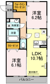 【間取り】 | 楓Ⅲ | 間取り図