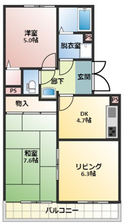 【間取り】 | アンビション貝塚