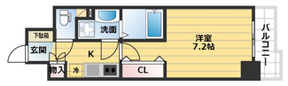 【間取り】 | セレニテ心斎橋グランデ
