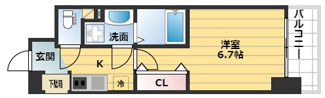 【間取り】 | セレニテ心斎橋グランデ