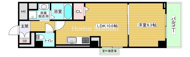 【間取り】 | ラヴィータ西梅田