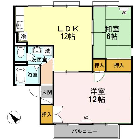 【間取り】 | セジュール兵藤