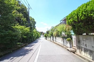 【前面道路含む現地写真】 | 宇治市五ケ庄高峯山　中古戸建