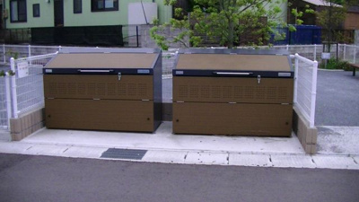 【その他共用部分】 | ハイムスクエア石巻双葉２番館 | 蓋つきの専用ごみ置き場です。