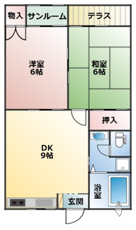 【間取り】 | サザンアルファ岡田