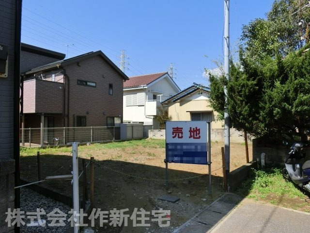 花見川区浪花町　売地　約４２坪　建築条件なしの外観|花見川区浪花町　売地　約４２坪　建築条件なし　南道側道路面につき陽当り良好です。