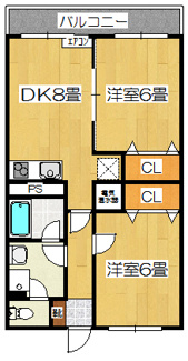 【間取り】 | セントラル中原