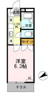 【間取り】 | 第Ⅱメゾン谷端