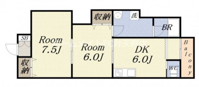 【間取り】 | 赤丸第２ビル