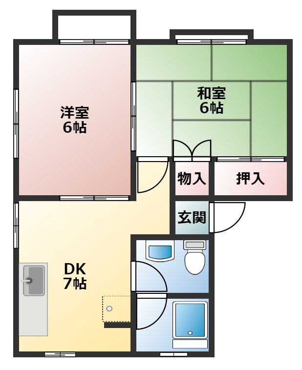 ハイツつくしNo.1の画像