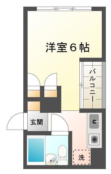 西舞子メゾンの間取り