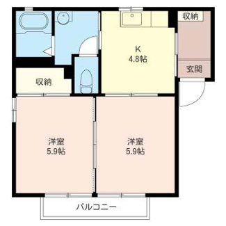 【間取り】 | フォレストパレス