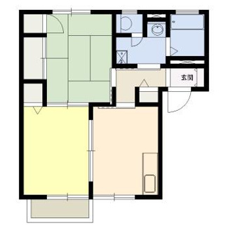 【間取り】 | リバーサイドハイツＡ棟