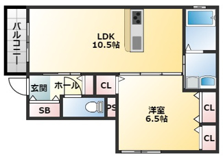 【間取り】 | シャーメゾン明美A棟