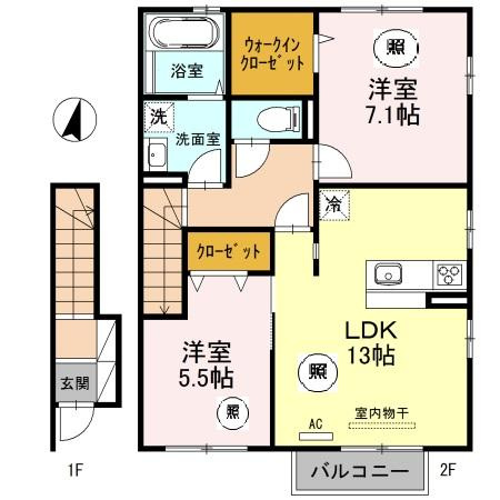 とじめハイツの間取り