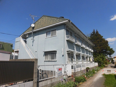 【外観】 | ヴィラ勝田橋 | 「センター南」駅・「センター北」駅より徒歩圏内で2駅2沿線利用できます！閑静な住宅地にある2階建てアパート☆コンビニが近くて便利な住環境です♪